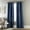Blue, variant on Lanco Royal Solid Blackout Thermal Grommet Single Curtain Panel, Ivory, 1.6", Blackout, 54 x 84"