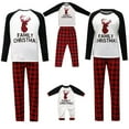 thumbnail image 1 of Pyjamas de Noël Assortis pour la Famille Ensemble Haut et Pantalon de Fête Pyjama, 1 of 8