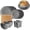 Gray, variant on 16PCS Wheat Straw Large Size Dinnerware Set, Service for 4, Lightweight Kitchen Accessories, Unbreakable Modern Dish Set-Plate/Dessert Plate/Bowl/Cup, Dishwasher Safe, Best Gifts (Beige)