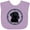 Lavender, variant on Inktastic Labrador Retriever Black Lab Boys or Girls Baby Bib
