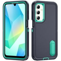 TECH CIRCLE for Samsung Galaxy A36 5G Hybrid Case with KickStand,Heavy Duty Protection Shockproof/Dustproof/Drop Proof Anti-Scratch Slim Protective Durable Case Hard Cover for Women Men,E