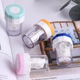 thumbnail image 2 of 4 Pieces Manually Contact Lens Washer Cleaner, Lens Cleaning Container for Everyday Use, Contact Lens Cases, Contact Lens Soak Storage Kit for Travel Home, 2 of 8
