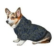 thumbnail image 3 of Bingfone Golden Peonies Dog Clothes Hoodie, Pet Winter Coat,Puppy Sweatshirts for Small Dogs Boy Girl,Suitable for All Breeds-X-Large, 3 of 6