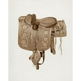 thumbnail image 2 of Barks, Frank C. 26x32 Gold Ornate Wood Framed with Double Matting Museum Art Print Titled - Side Saddle 1937, 2 of 4