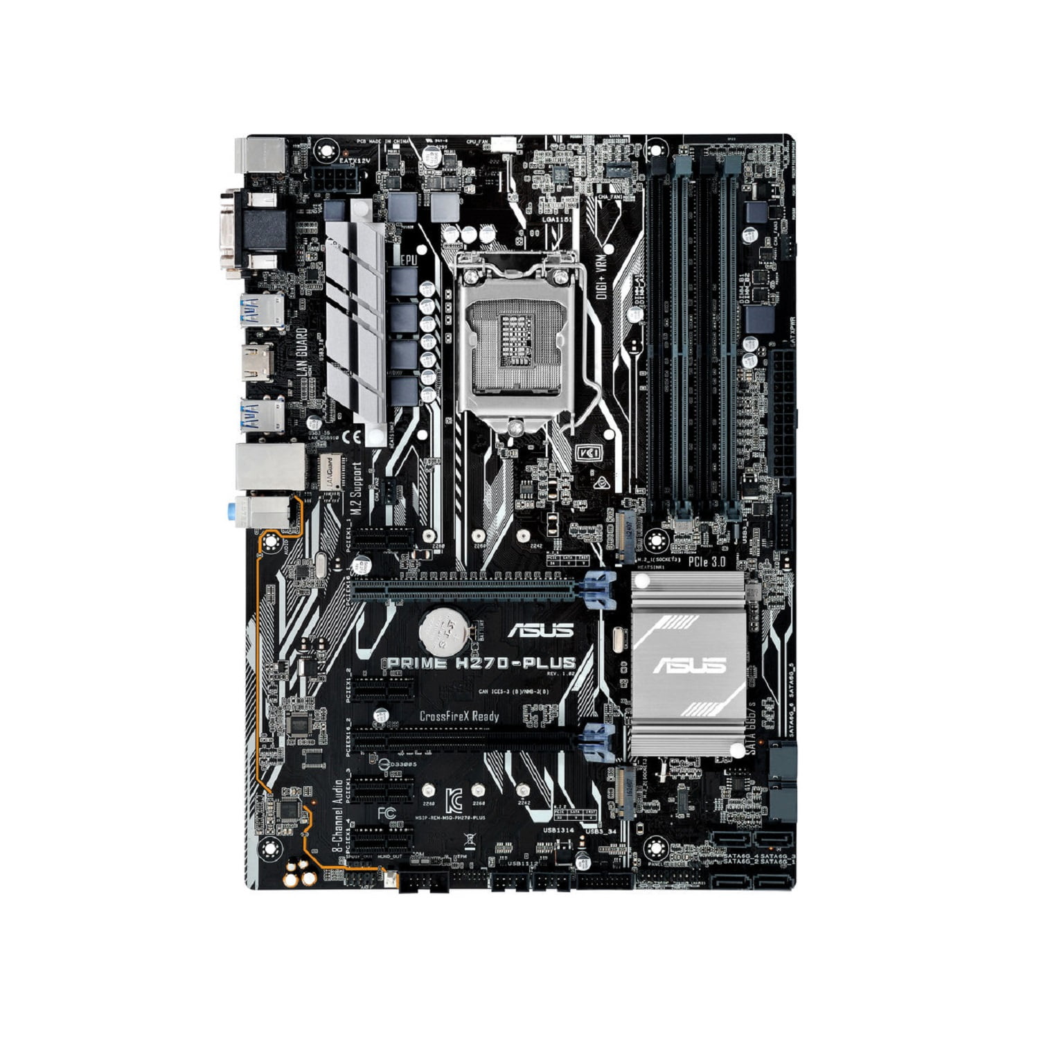 DDR4 16GB　8枚セット　ワークステーション用③ マザーボード CPU メモリ付 ASUS PRIME H270M-PLUS/Micro ATX/intel