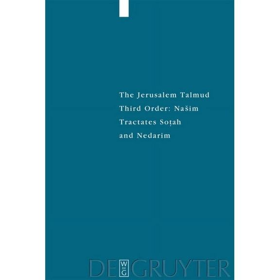 Studia Judaica Tractates Sotah and Nedarim, Book 31, (Paperback)