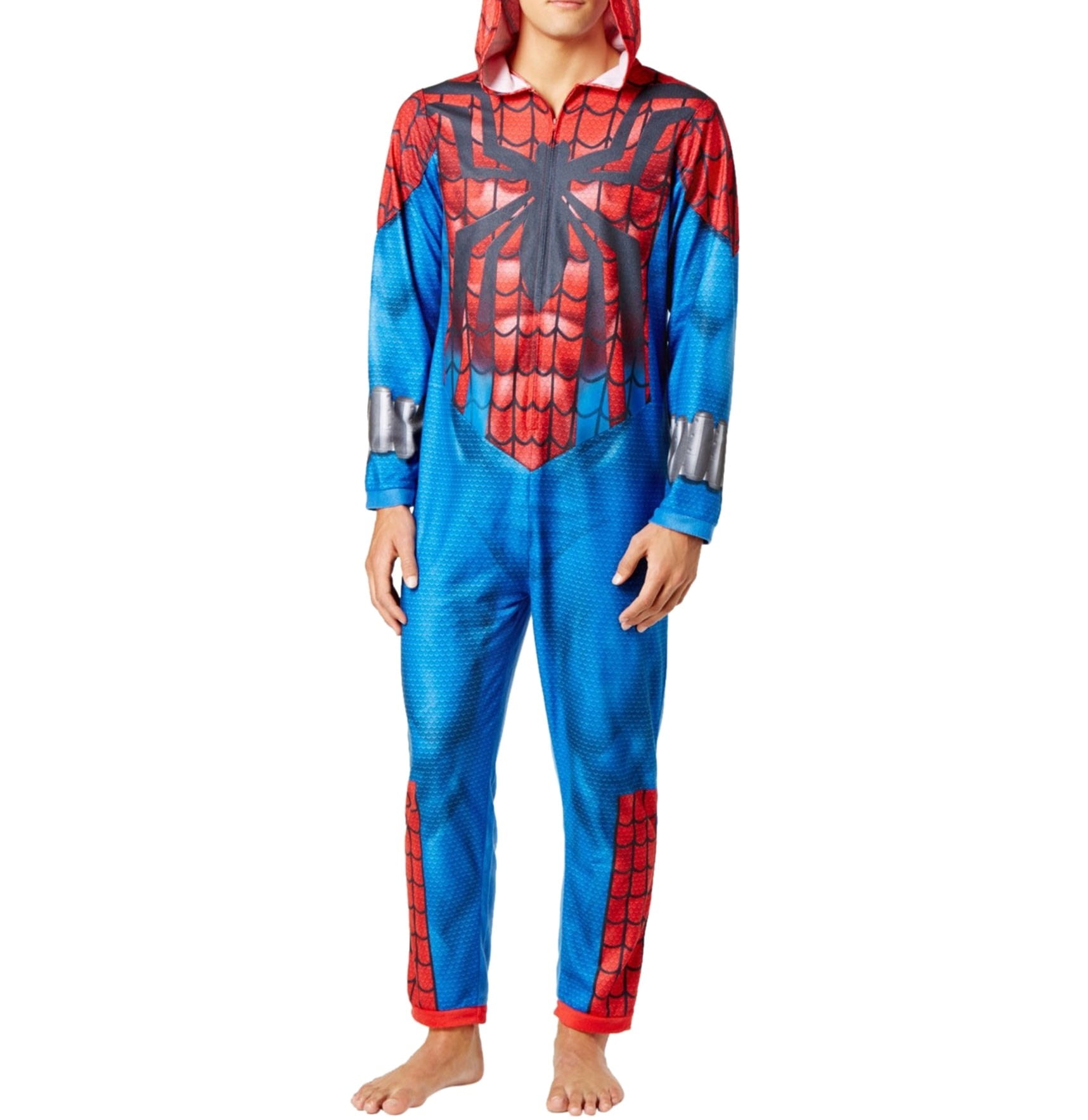 spiderman footie pajamas for adults