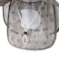 thumbnail image 4 of ROHUUQUE Women Boonie Hats UV Protection Full Face & Neck Cover Breathable Polka Silk Tea-Picking Sun Hat for Summer Outdoor Gray, 4 of 4