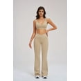 thumbnail image 2 of PISONIC Womens Workout Sets 2 Piece Sports Bra Straight Leg Yoga Pants Yoga Pilates Outfits, 2 of 7