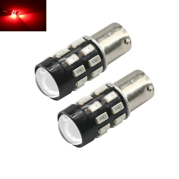 1157 Red High Power 5630 Chip 24-SMD Turn Signal/Brake/Tail Light Bulbs (1157, Red)