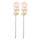 thumbnail image 4 of 2 rosas artificiales de imitación para el hogar, accesorios para fotos, 4 of 8
