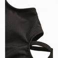 thumbnail image 5 of kpoplk Girls One Piece Swimsuits Cutout Ruffle Bathing Suit Quick Dry Beach Swimwear with Adjustable Strap 5-14 Years(Black,11-12 Y), 5 of 6