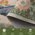 thumbnail image 4 of Botanical Birds 5x7 Washable Living Room Rug Green Vintage Indoor Floor Carpet for Bedroom Dining Room Office Entryway, 4 of 6