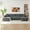 Dark Gray, variant on Leumius 132" U Shaped Sectional Sofa,Chenille Boneless Couch, Modern 4-Seat Upholstered Cloud Couch Sectional with Deep Seat and Cup Holders for Living Room,No Assembly Required,Black
