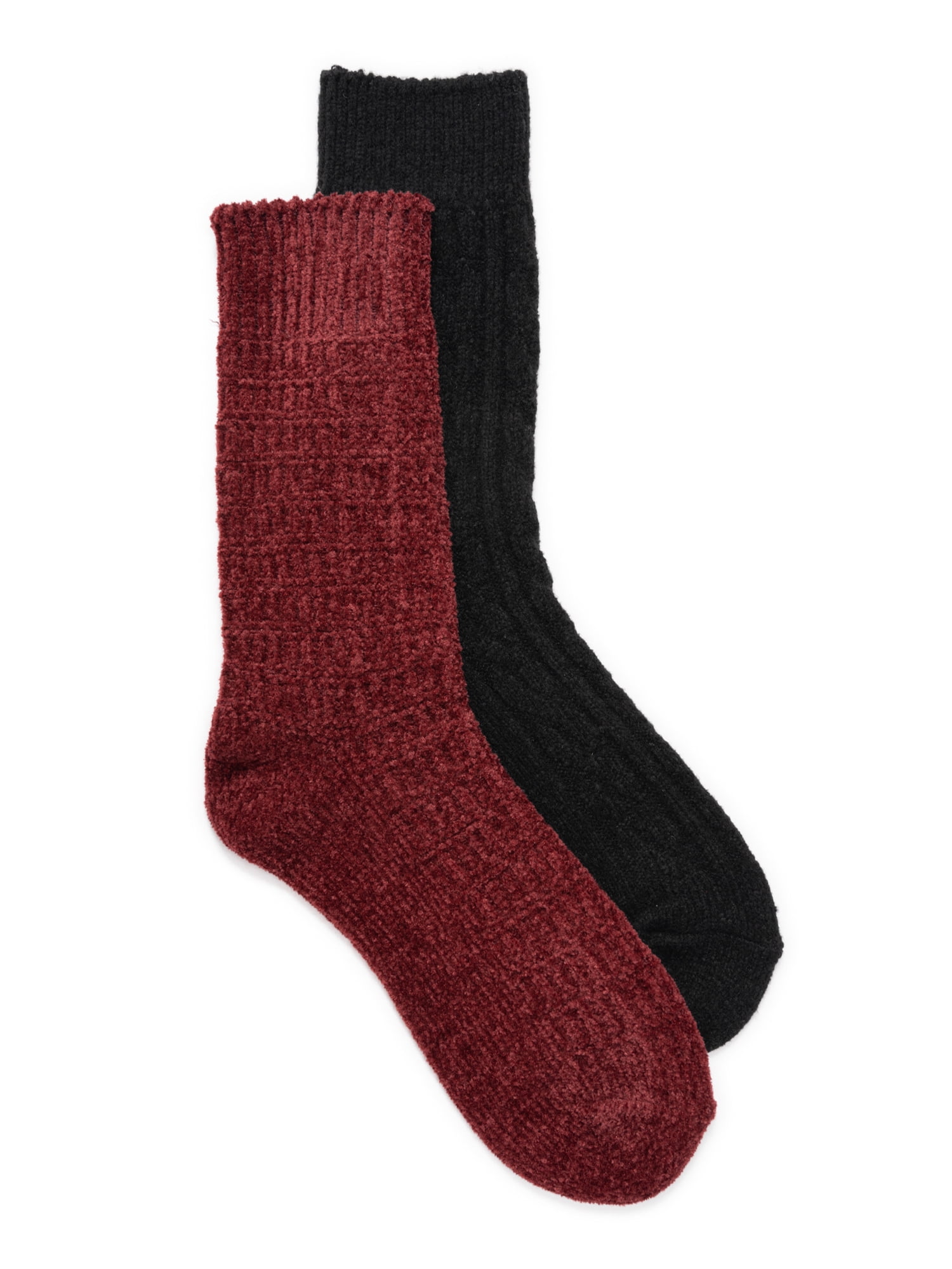MukLuks Women's Crew Socks, 2Pairs