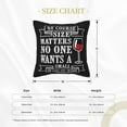 thumbnail image 4 of Bingfone Decorative Pillow Covers 18"X18" Wine Funny Couch Pillow Cases Modern Farmhouse Covers For Couch Sofa Bed, 4 of 9