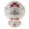 thumbnail image 2 of KLKCMS Metal Jewelry Box with Lid Windproof Ashtray Home Decor, 2 of 9