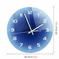thumbnail image 2 of DESIGNICE 2026 New Garage Clock Outdoor Patio Decor Silent Mantel Clock Creative Gradient Clock Desktop Background Dual Purpose Wall Kitchen Decor Acrylic Decoration, 2 of 7