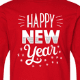 thumbnail image 4 of Inktastic Happy New Year in Hand Lettering Long Sleeve Youth T-Shirt, 4 of 5