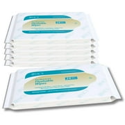 HCS Extra Large Flushable Wipes for Adults - Soothing Aloe, Fresh Scent - Travel/Home Bathroom Wipes - Wet Toilet Wipes, Flushable - 8"x12", 6 Packs of 24 (144)