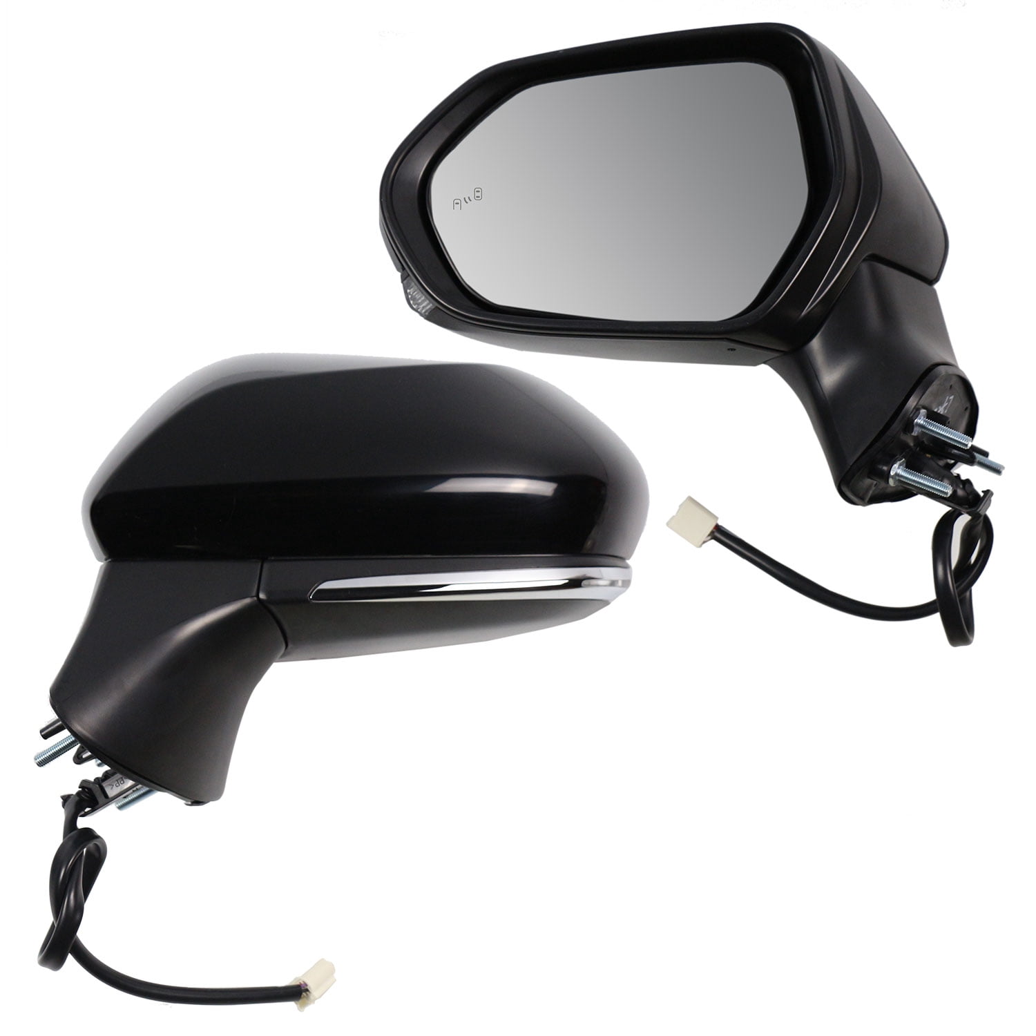 Left Driver Side Mirror for 2018-2024 Toyota Camry Power Heated Lamp BSM Door Mirror for 2018 2019 2020 2021 2022 2023 2024 Toyota Camry Sedan Accessory, Black