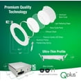 thumbnail image 2 of QPLUS 4Inch LED Recessed Slim Pot Light with Junction Box, 10W (=75W), 750 Lumens, Dimmable, IC Rated, ETL, Energy Star (4CS, 48 Pack), 2 of 5