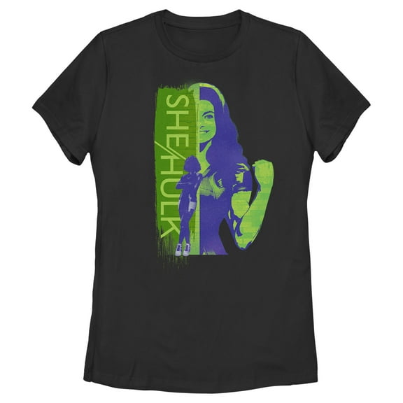 Women's She-Hulk: Attorney at Law Proud To Be Hero  Graphic Tee Black X Large
