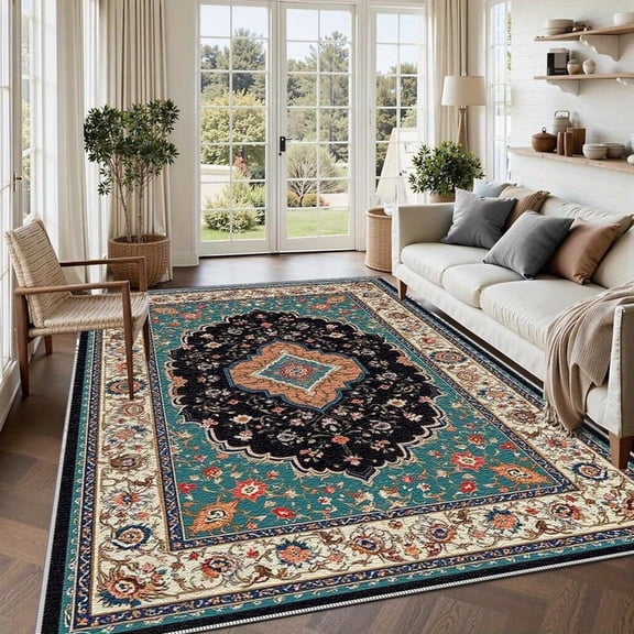 6.5'x10' Washable Carpet Thick Carpet For Living Room Anthropologie Area Rug Extra Large Area Rug Large Area Rug For Bedroom