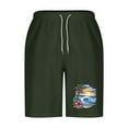 thumbnail image 3 of Pantalones Cortos Casuales para Hombre Imprimir con Bolsillos Pantalones de Playa de Cintura Elástica, Pantalones Cortos de Cintura Elástica para Hombre, 3 of 5