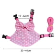 thumbnail image 2 of Rabbit Harness And Leash For Outdoor Training Camping Walking Escape Proof Breathable Bunny Outfit For Small, 2 of 3