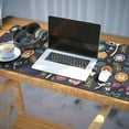 thumbnail image 3 of Long Mouse Pads for Desk,Pioneer Flower Floral Print Pattern Desk Mats on Top Of Desks, Desk Mouse Pad Extra Large with 3mm Non-Slip Base and Stitched Edge for Gaming,Office,Work,Home 35.4"x15.7", 3 of 6