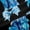 Blue Black 1091, variant on Manfei Spooky Crow Blackout Curtains Set of 2 (52x84 Each),Gothic Damask Flower Window Curtains,Halloween Horror Theme Curtains and Drapes For Girls,Luxury Bedroom Decor