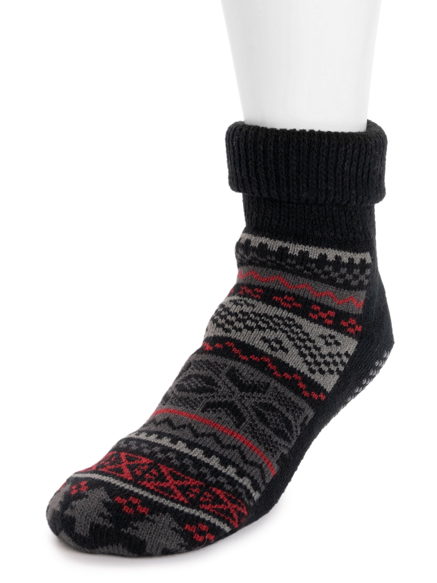 MUK LUKS Men's Thermal Slipper Socks, 1 Pair