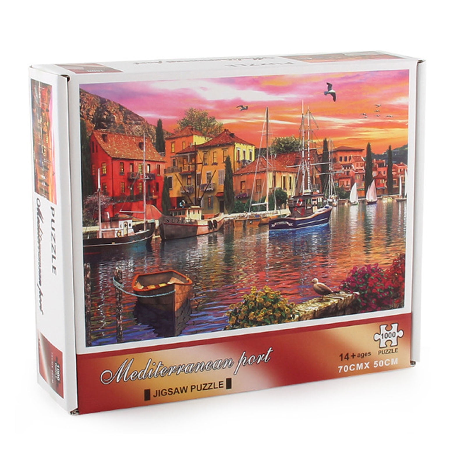 Adult Jigsaw Puzzles-Venice Landscape Picture-3000 Pieces Jigsaw Puzzle Game for Preschool Children Learning Educational Family