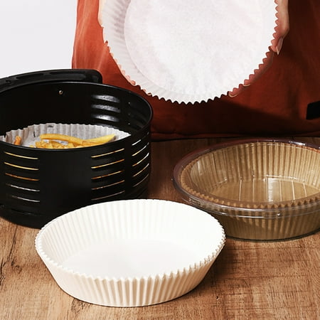 XWQ 50Pcs/Box Baking Papers Disposable Microwaved Round Oil-proof Cake Muffin Liners for Daily Use