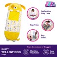 thumbnail image 2 of Happy Nappers 2-in-1 Sleeping Bag Play Pillow Stuffed Animal, Large, Yellow Dog, 2 of 5