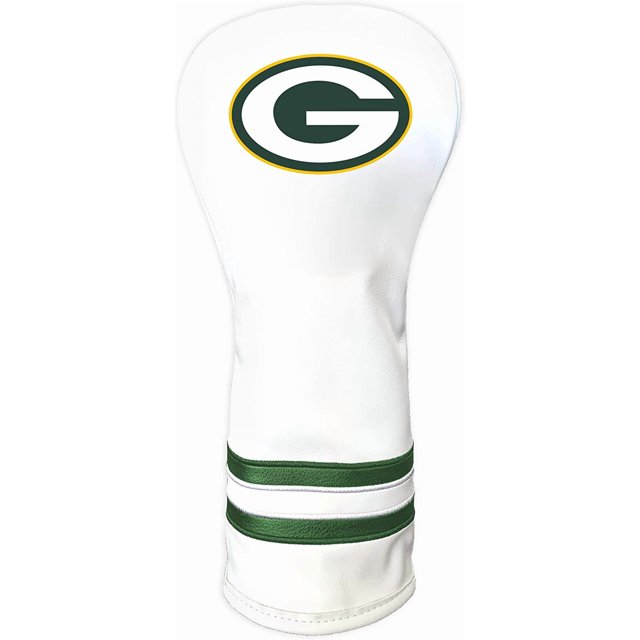 NFL Green Bay Packers Blanc Vintage Fairway Club de Golf Couvre-Chef, Design Ajusté, Design Rétro & Superbe