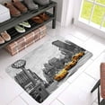 thumbnail image 3 of MKHERT Yellow Taxi in Street View of NYC York City Doormat Rug Home Decor Floor Mat Bath Mat 30x18 inch, 3 of 3