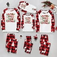 thumbnail image 4 of Uaswgudfs Christmas Dad Pajamas Set, Family Matching Reindeer Plaid & "Family 2026 Christmas" Print Long Sleeve Top with Pants, Festive Holiday Sleepwear Loungewear for Men, 4 of 8