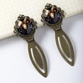 thumbnail image 3 of Aries Copper-Colored Lace Bookmarks Set of 2 - Stainless Steel Book Accessories for Book Lovers and Readers, 3 of 5