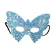 thumbnail image 1 of Máscara de para espectáculos, accesorios para disfraces, elegantes máscaras de fiesta con lentejuelas para espectáculos, decoración de azul claro, 1 of 9