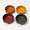Burgundy Large Size (L), variant on PVC Leather Desktop Catchall Tray, Snap Button Organizer Bowl for Keys Jewelry Cosmetics Entryway Tabletop Storage