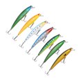 thumbnail image 4 of Kit de cebo de pesca de 7 Uds., pececillo flotante, simulación de señuelo de pesca, aparejo de 11g por cebo para tiro largo de agua dulce, 4 of 5
