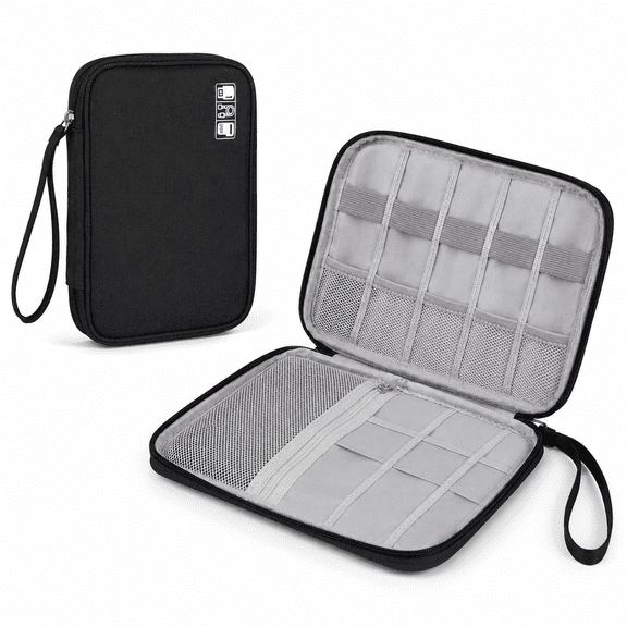 Kabuer Electronic Organizer Travel Case, USB Cable Organizer for Cables, Accessories, and More