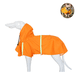 thumbnail image 1 of Poncho impermeable reflectante con capucha para perros grandes - Naranja S, 1 of 5