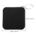 thumbnail image 2 of unbranded Cd Storage Case Negro Con Cremallera Resistente Para Almacenamiento Y Viaje Práctico, 2 of 8