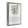 thumbnail image 3 of Stupell Industries Cottage Spring Floral Blessing Brown Floating Frame Canvas Art, 25 x 31, by Lettered and Lined, 3 of 8
