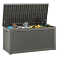 thumbnail image 5 of Bifanuo 260 Gallon Resin Deck Box with Built-in Steel Beams, Large Weatherproof and UV Resistant Indoor & Outdoor Storage Box for Patio Cushions, Pool Supplies, Patio Furniture, 5 of 7