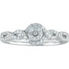1/6 Carat T.W. Diamond Cluster Promise Ring in Sterling Silver