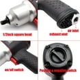 thumbnail image 4 of Air Pneumatic Wrench Impact Spanner 1/2" 850N.M Torque Tool For Tire Removal ,Long-Term Reliability, 4 of 4
